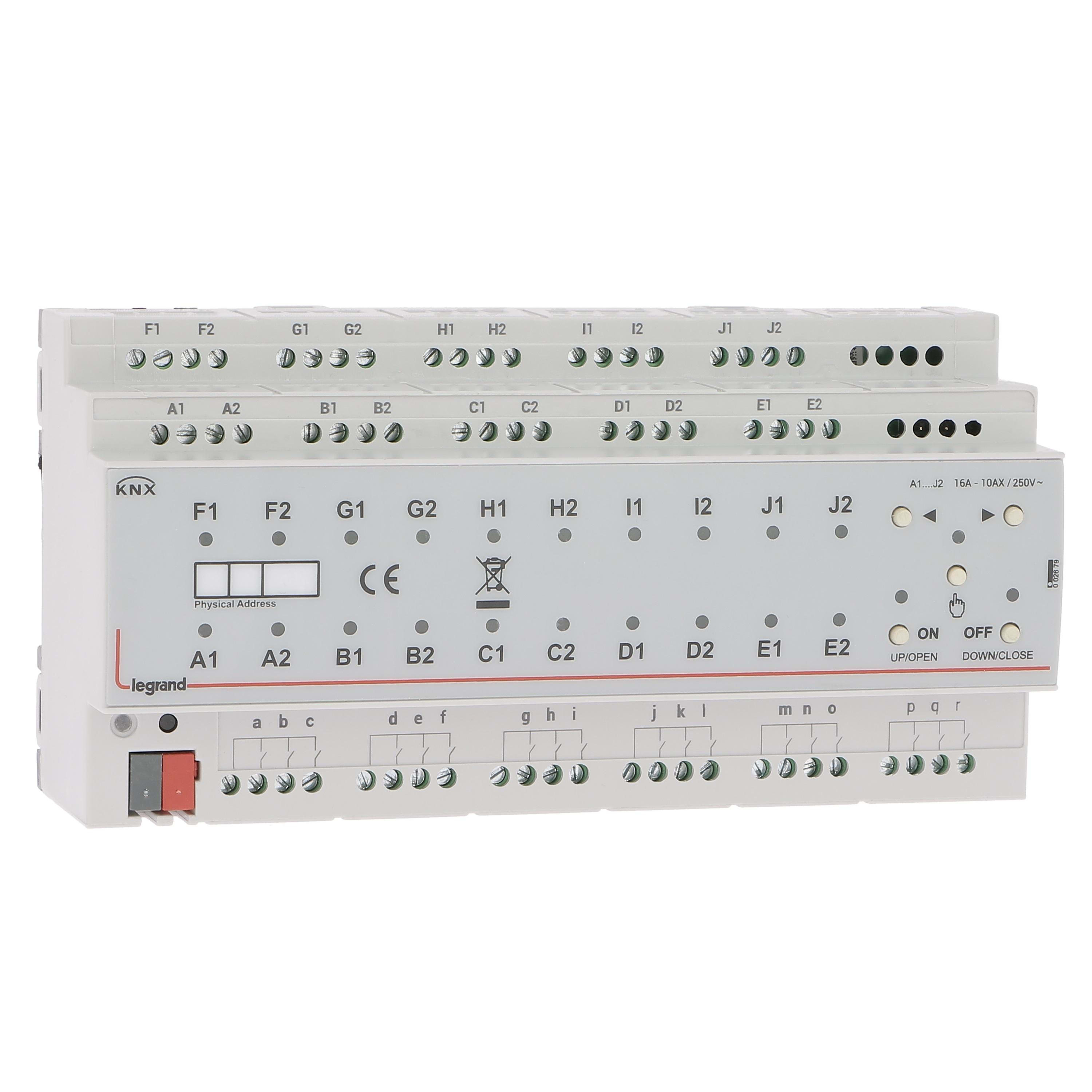 LEGRAND - Controlador KNX multiaplicaciones DIN 20 salidas 18 entradas