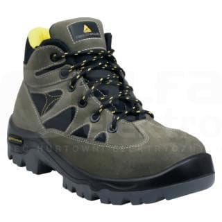 DELTA PLUS - Bota serraje aterciopelado MESH suela poliuretano 2D 38 verde/negro