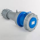 IDE - Base aérea IP67-IP66 2P+T 220V 63A 6h con contacto piloto azul