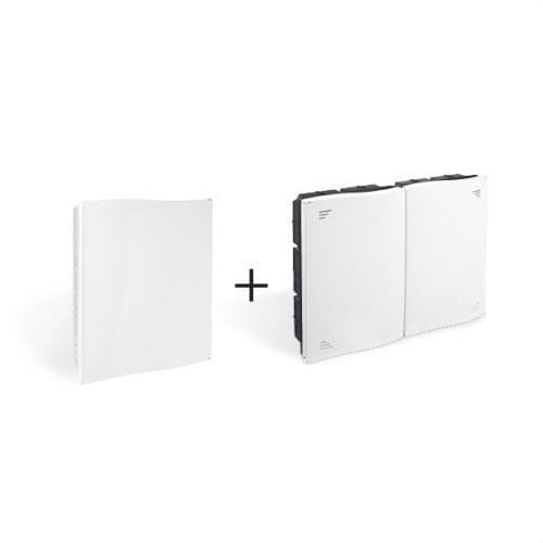 IDE - Conjunto vivienda RTR 500x600x80mm plástica + caja distribución DFF36PO