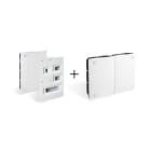 IDE - Conjunto vivienda RTR 500x600x80mm plástica + caja distribución con ICP IB28PO