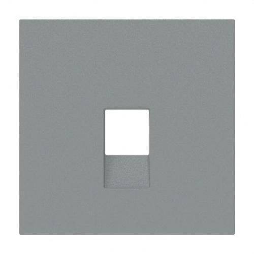 NIESSEN - Tapa toma de teléfono / informática Serie Vega gris niebla