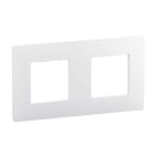 LEGRAND - Placa embellecedora Valena Next de 2 elementos de color blanco