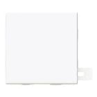 NIESSEN - Tecla sin visor Serie Vega estanco IP44 blanco mate