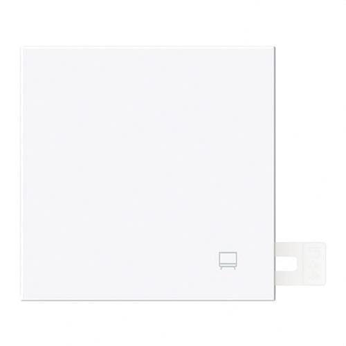 NIESSEN - Tapa toma TV/R SAT Serie Vega estanco IP44 blanco brillo