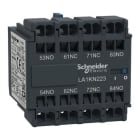 Schneider Electric - Bloque de Contacto Auxiliar TeSys K 3NO + 1NC Terminales de Resorte de montaje Frontal
