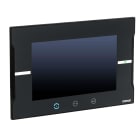 OMRON - Touch screen HMI, 9 inch wide screen, TFT LCD, 24bit color, 800x480 resolution, frame color : Black. Optimized hardware architecture.