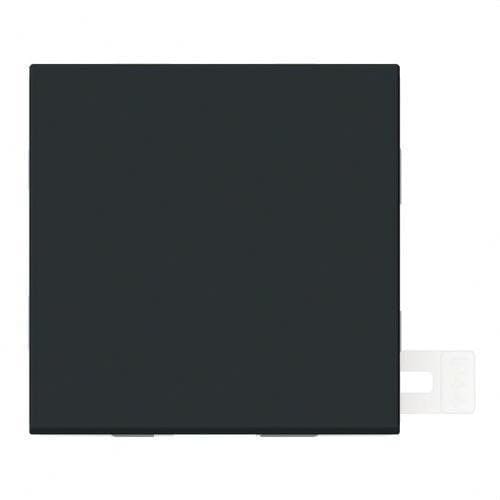 NIESSEN - Tecla sin visor Serie Vega estanco IP44 negro mate
