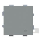 NIESSEN - Tapa Schuko abatible Serie Vega estanco IP44 gris niebla