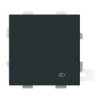 NIESSEN - Tapa Schuko abatible Serie Vega estanco IP44 negro mate