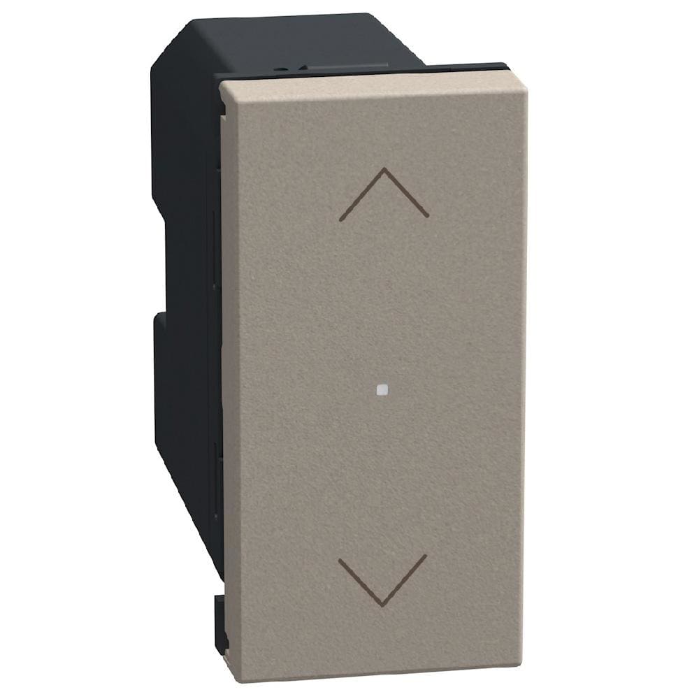 BTICINO - Comando inalámbrico p/ persianas Light Now w/Netatmo - 1 módulo - Stone