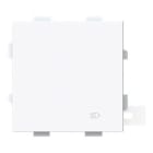 NIESSEN - Tapa Schuko abatible Serie Vega estanco IP44 blanco brillo