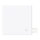 NIESSEN - Tapa toma TV/R SAT Serie Vega estanco IP44 blanco mate