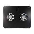 TELEVES - Bandeja 2 ventiladores techo para rack 19" 600x600mm 390m3/h