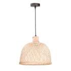 FORLIGHT - Luminaria colgante IP20 Riba Ø350mm E27 40W negro