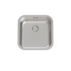 ROCA - Fregadero Porto 40 cubeta con válvula 3½" 450 x 450 x 180