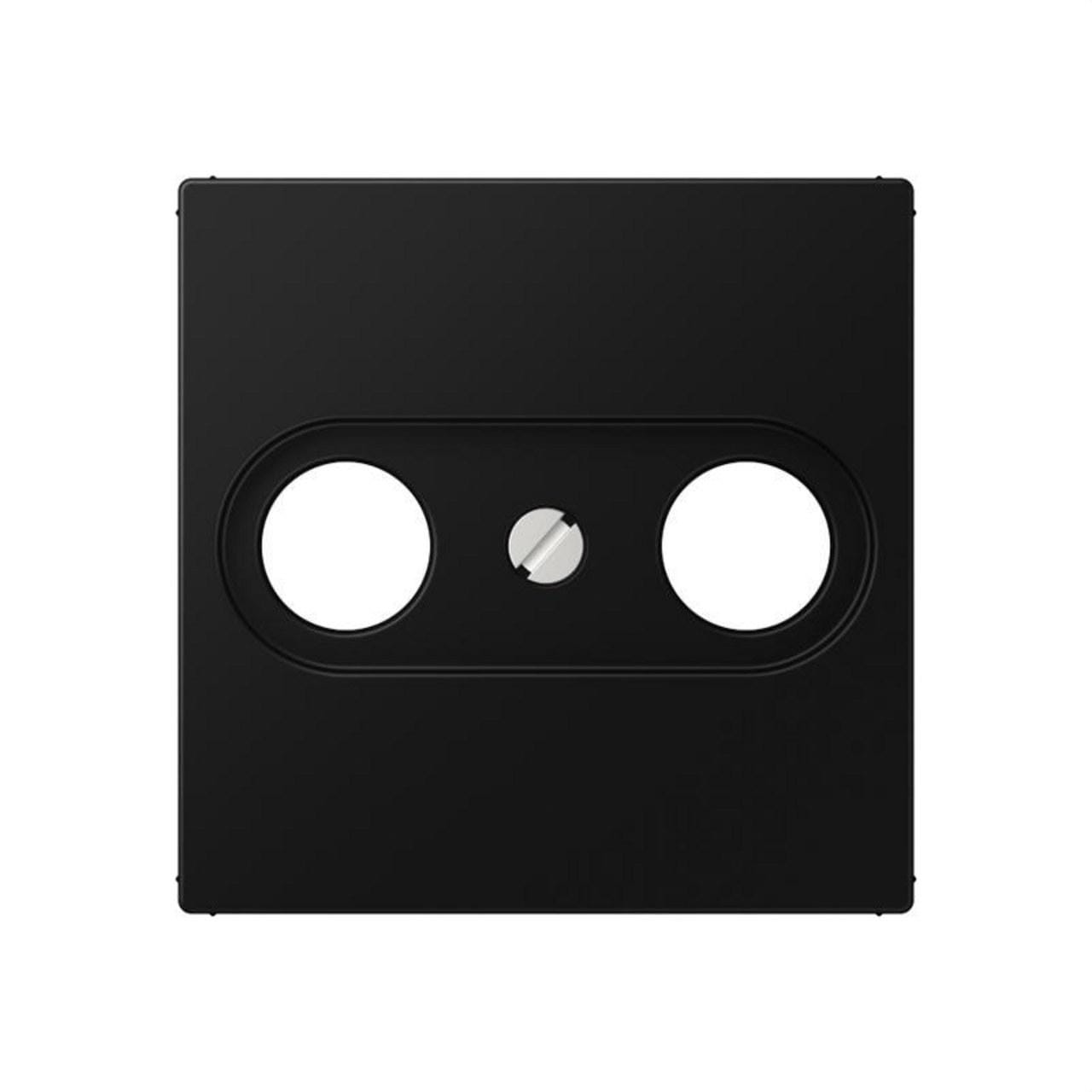 JUNG - PLACA TOMA TV A NEGRO MATE
