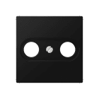 JUNG - PLACA TOMA TV A NEGRO MATE