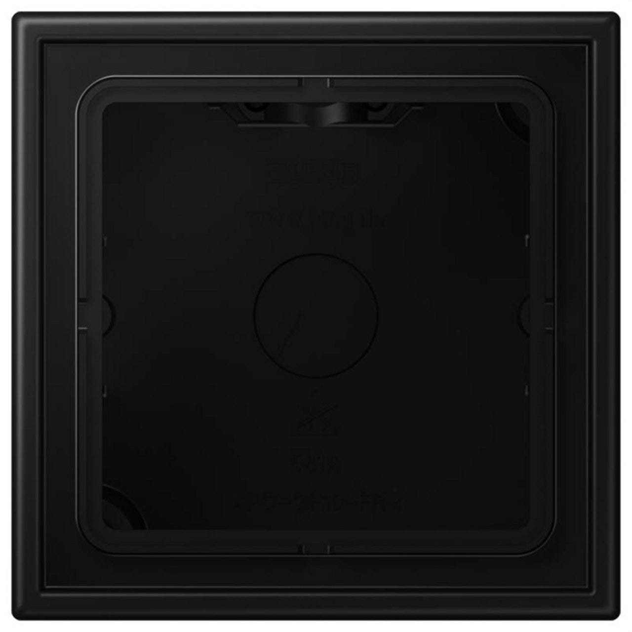 JUNG - CAJA SUPERFICIE X1 LS NEGRO MATE