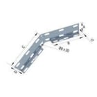 AISCAN - Unión bandeja articulada vertical 123x160 galvanizado senzimir