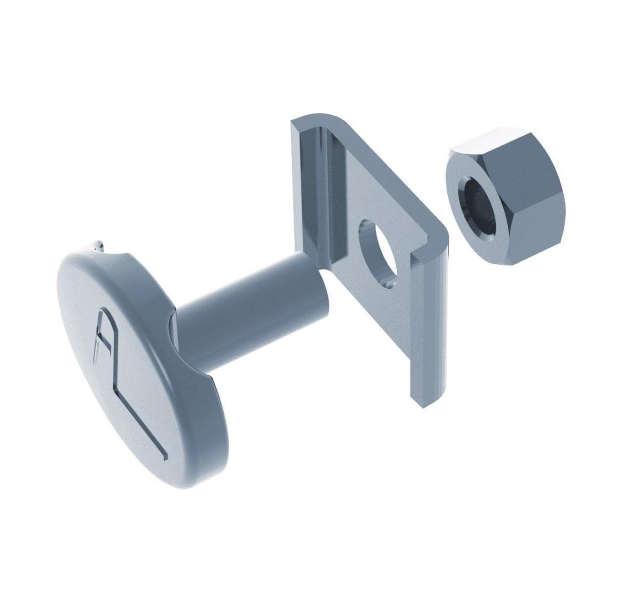 AISCAN - Conjunto unión bandeja M6 inoxidable