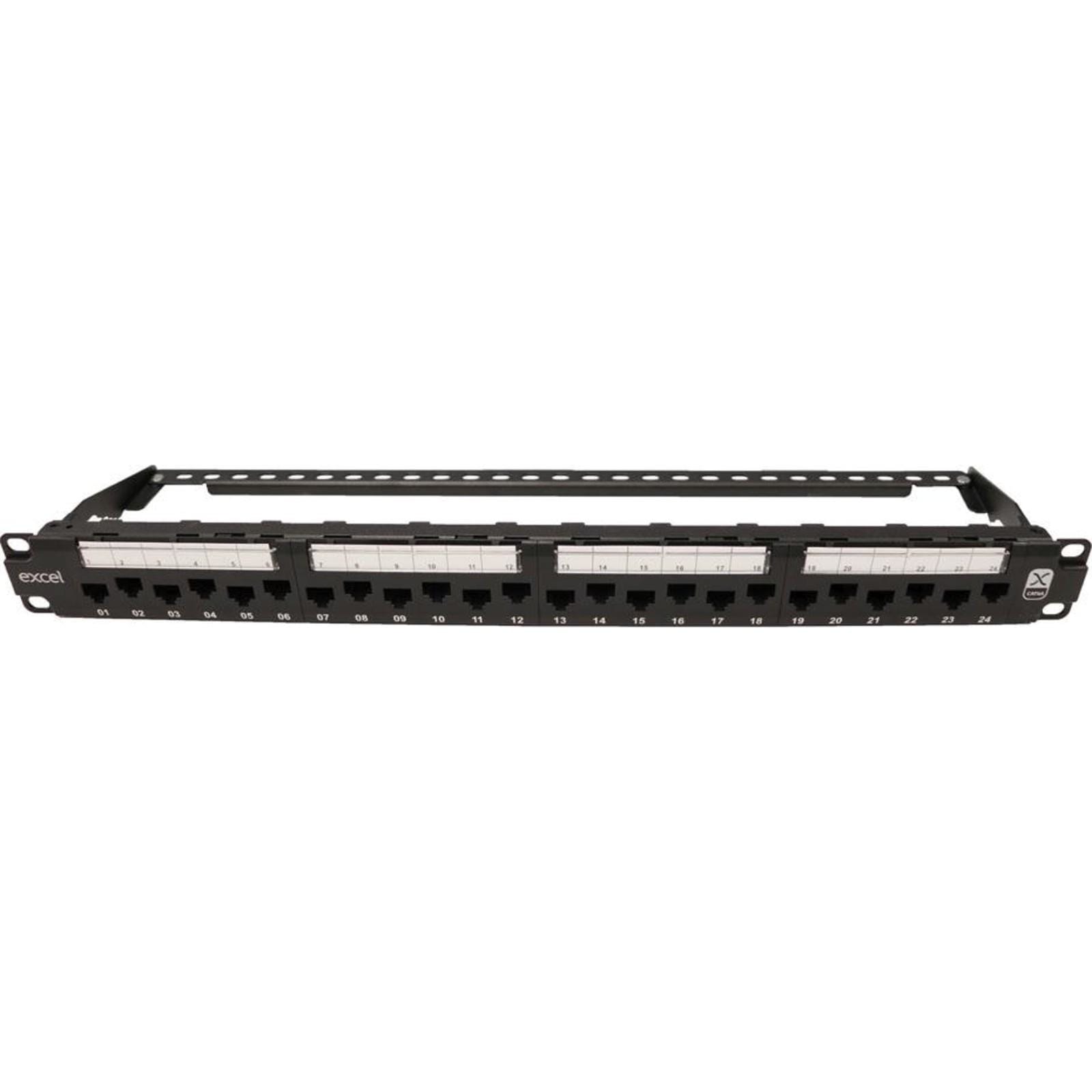 EXCEL - PANEL COMPLETO 24 PUERTOS CAT.6A UTP
