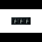 ARKOSLIGHT - Luminaria lineal BLACK FOSTER 3 PUSH 3000K negro