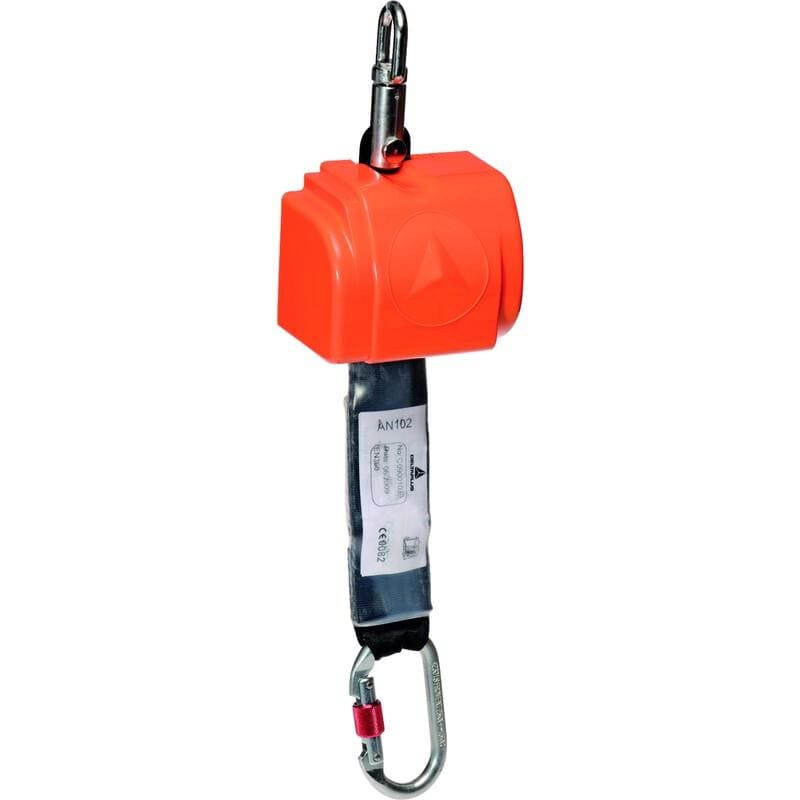 DELTA PLUS - Anticaída retráctil minibloc 2,5m rojo
