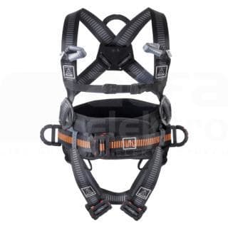 DELTA PLUS - Arnés 4 puntos anclaje dieléctrico negro/gris s/m/l