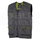 DELTA PLUS - Chaleco PANOSTYLE poliester algodón gris verde talla XL