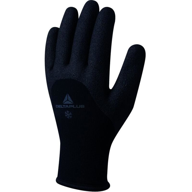 DELTA PLUS - Juego guante acrilico poliamida negro talla 9 (1 par)