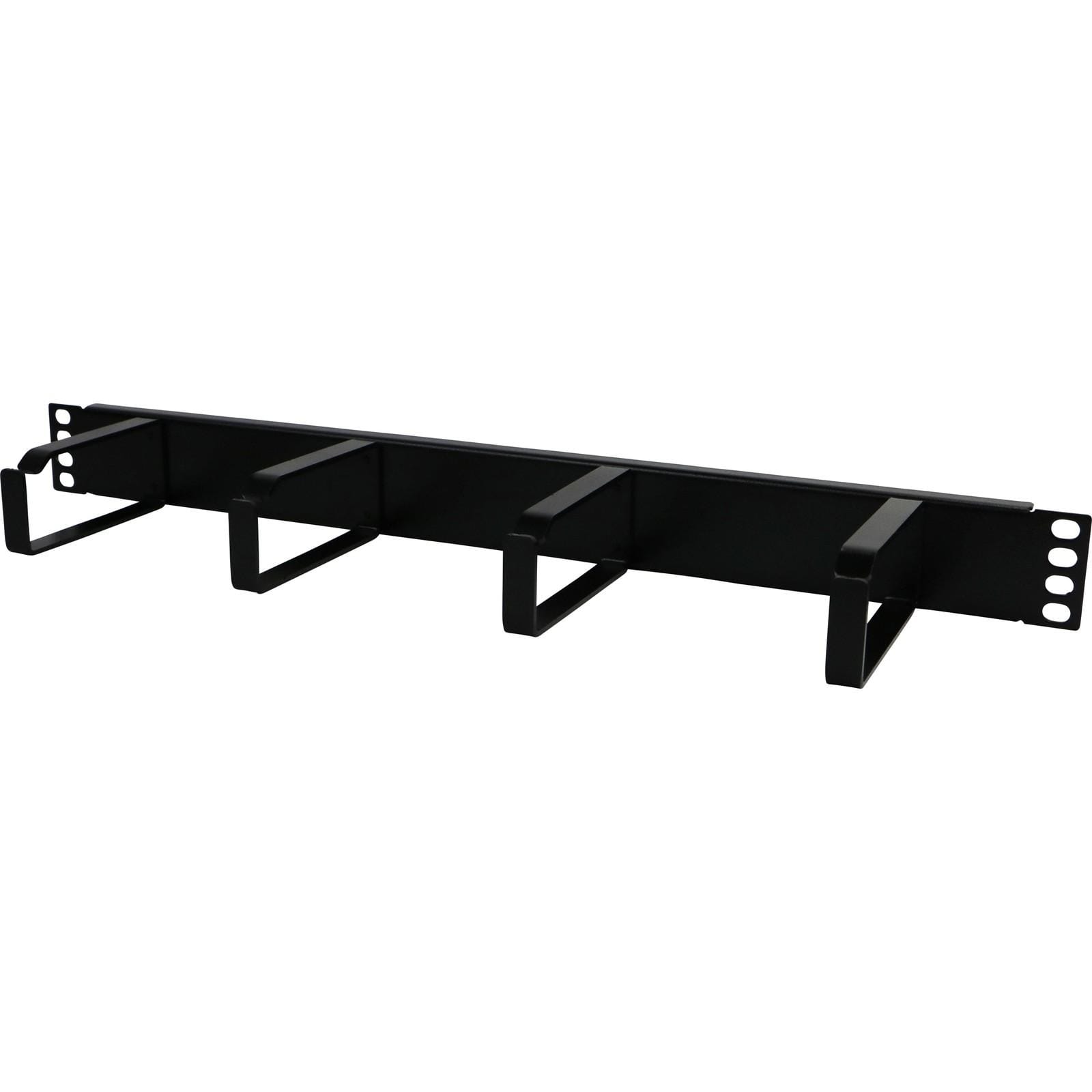 EXCEL - XL 1U CABLE CGMT BAR 5METAL HOOPS 100MM DEEP BLACK