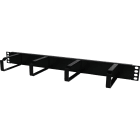 EXCEL - XL 1U CABLE CGMT BAR 5METAL HOOPS 100MM DEEP BLACK