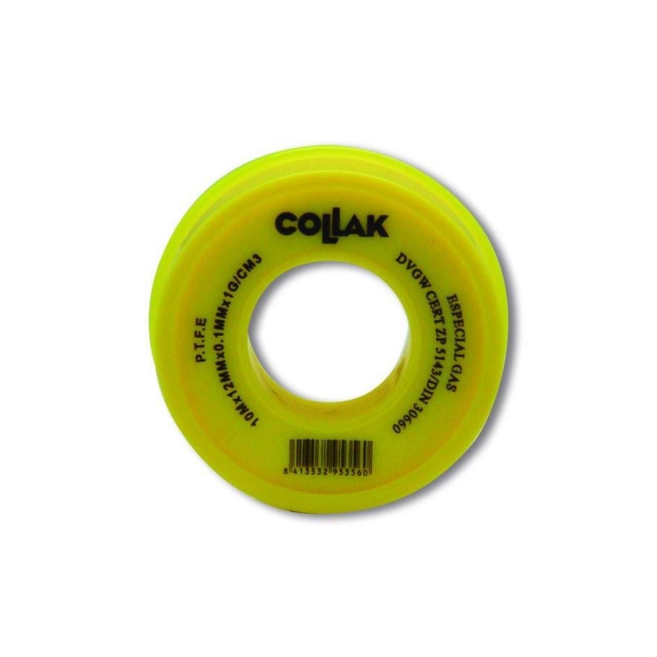 COLLAK - CINTA "PTFE" 10MX12MMX0,10 ESPECIAL GAS