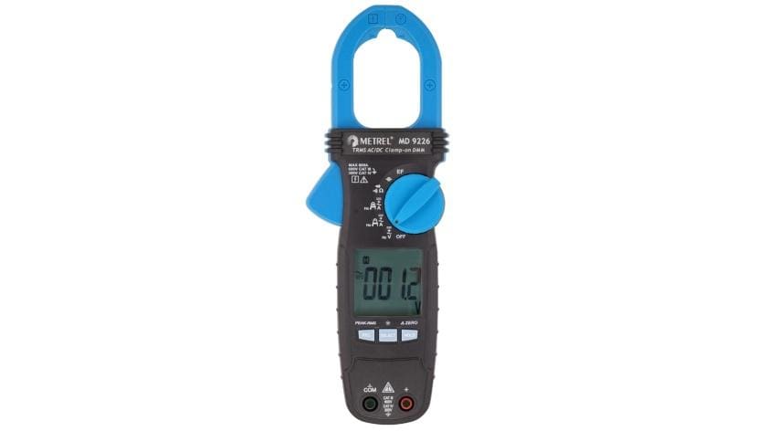 METREL - Pinza amperimétrica MD 9226 TRMS 600A AC / DC para uso industrial