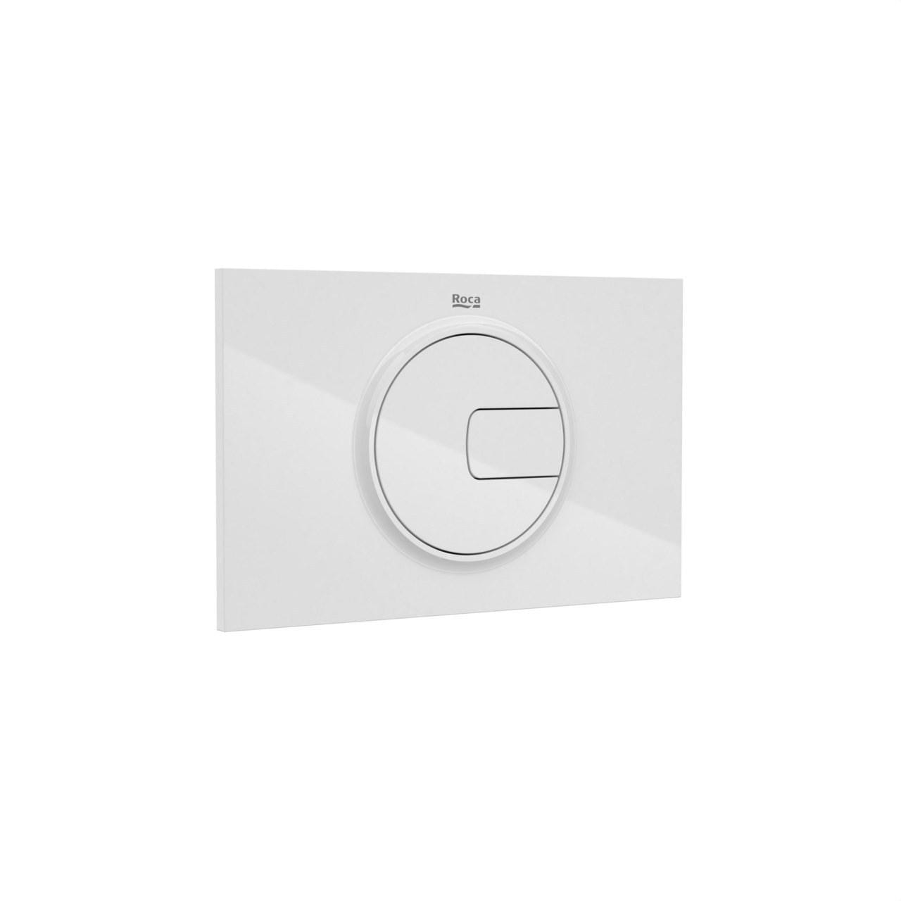 ROCA - Placa de accionamiento PL4 Dual lacada gris