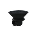 ASTRALPOOL - Sumidero piscina prefabricada ABS redondo diámetro 210 salida 2'' rejilla ABS gris antracita