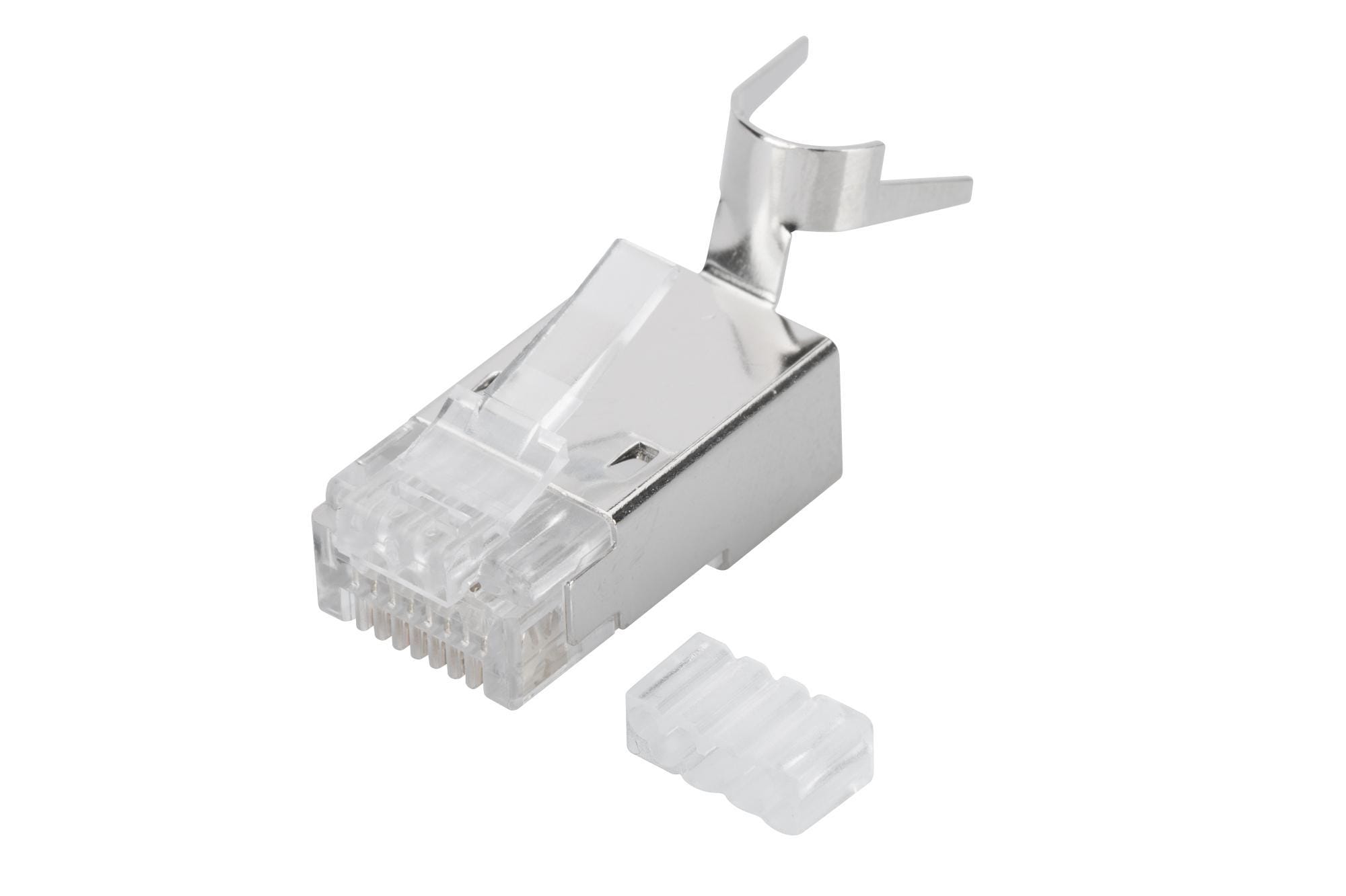 DIGITUS - CAT 6A MODULAR PLUG, 8P8C, SHIELDED FOR SOLID WIRE