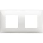 BTICINO - Placa embellecedora Classia de color Blanco - 2 x 2 módulos