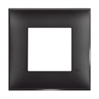BTICINO - Placa embellecedora Classia de color Dark - 2 módulos