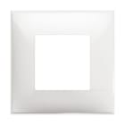 BTICINO - Placa embellecedora Classia de color Blanco - 2 módulos