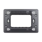 BTICINO - Soporte con tornillos para mecanismos y placas Classia plástico PC reforzado con fibra de vidrio 3 módulos