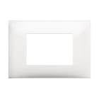 BTICINO - Placa embellecedora Classia de color Blanco - 3 módulos