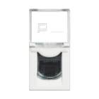 BTICINO - Base RJ45 Classia - Cat. 6 - UTP - Blanco - 1 módulo