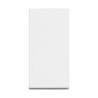 BTICINO - Interruptor 1P 10AX 250Vca no iluminable 1 módulo con soporte + placa embellecedora blanco