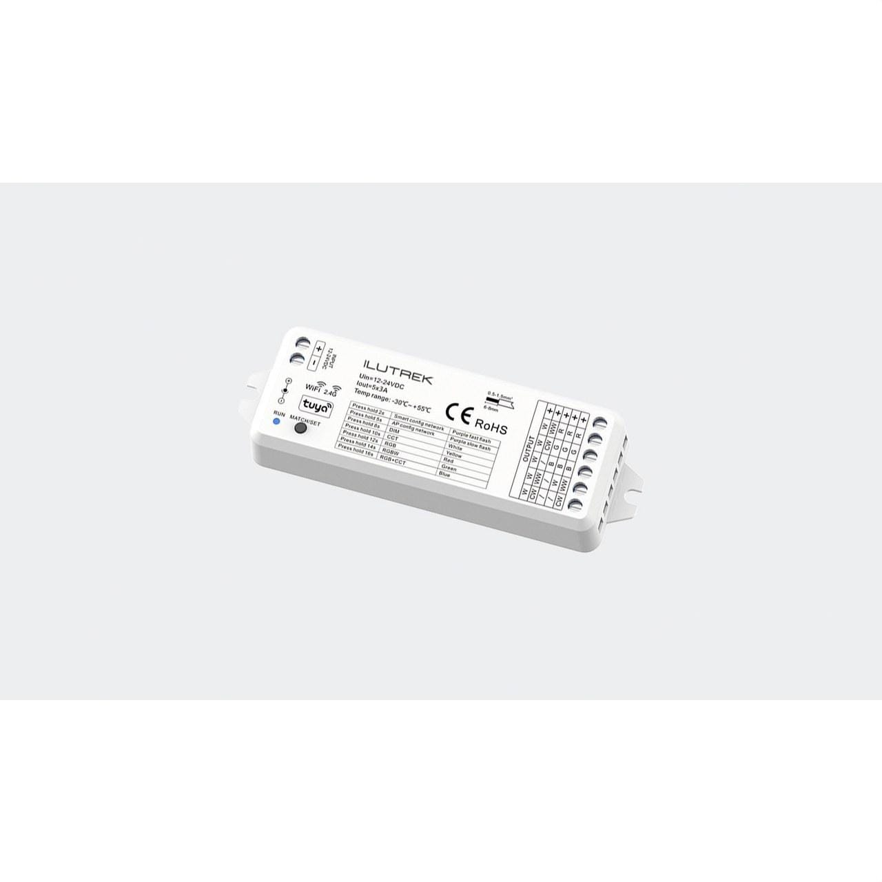ILUTREK - Controlador RGBW-CCT-DIM para APP/altavoces inteligentes SMART ILUTREK