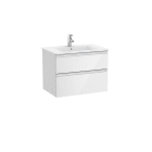 ROCA - Mueble UNIK THE GAP 700x460 lavabo blanco dos cajones blanco