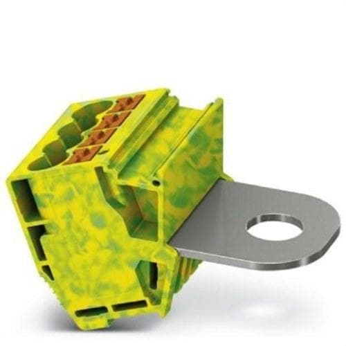 PHOENIX CONTACT - Borne de derivación AGK PT 4X6/M10 GNYE 1000V 41A amarillo/verde