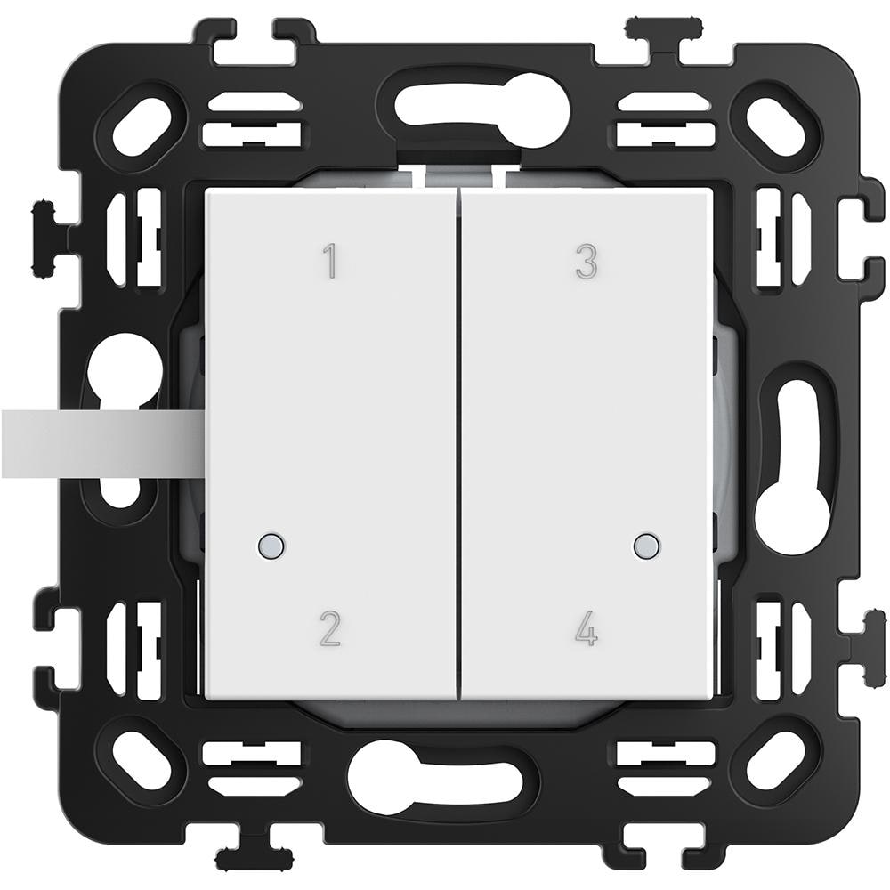 BTICINO - Comando inalámbrico de cuatro escenarios Classia with Netatmo - Blanco