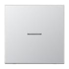 JUNG - Tecla pulsador simple con visor LS A aluminio